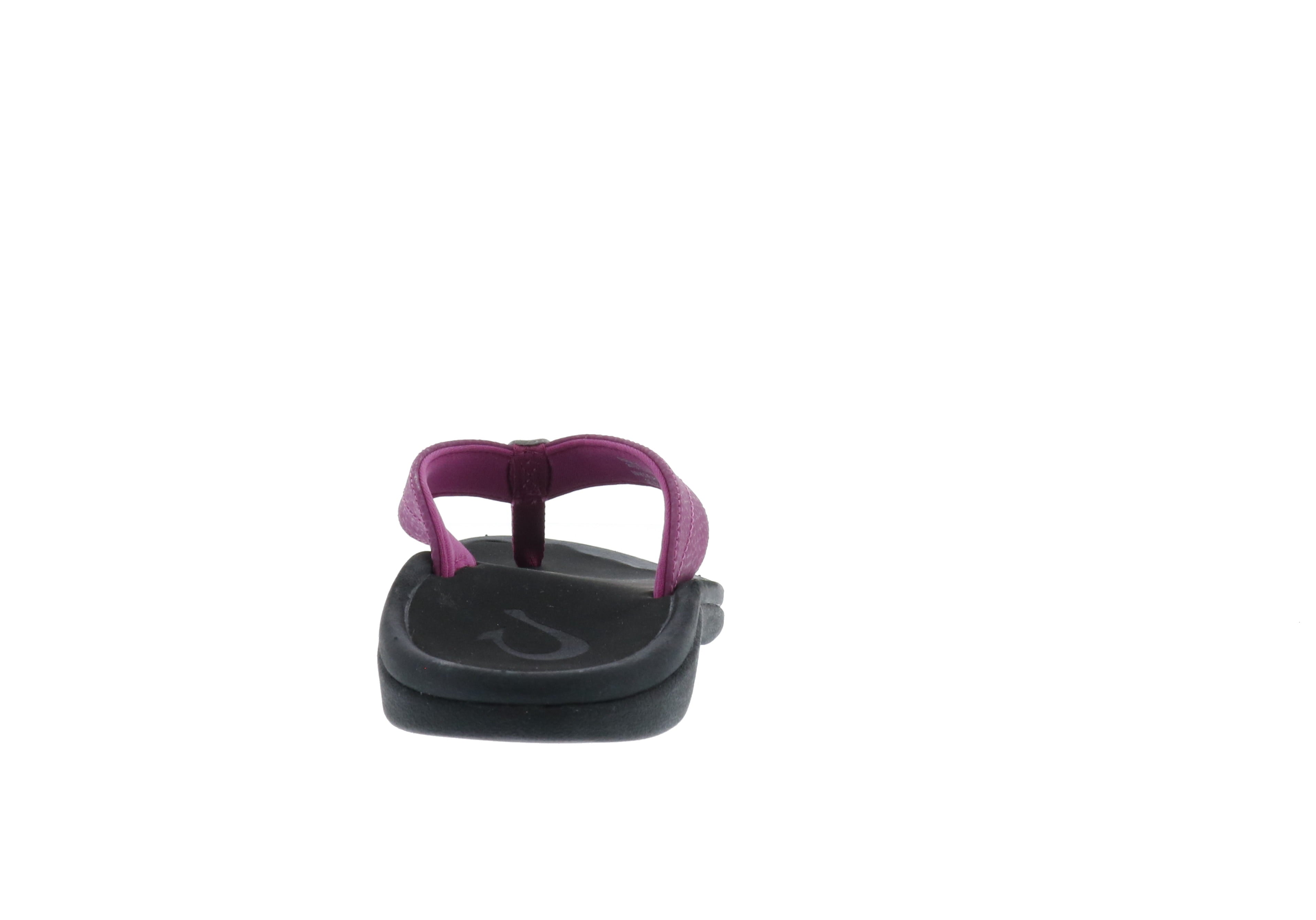 Olukai Women's 'Ohana Beach Sandals in Orchid Flower/Black