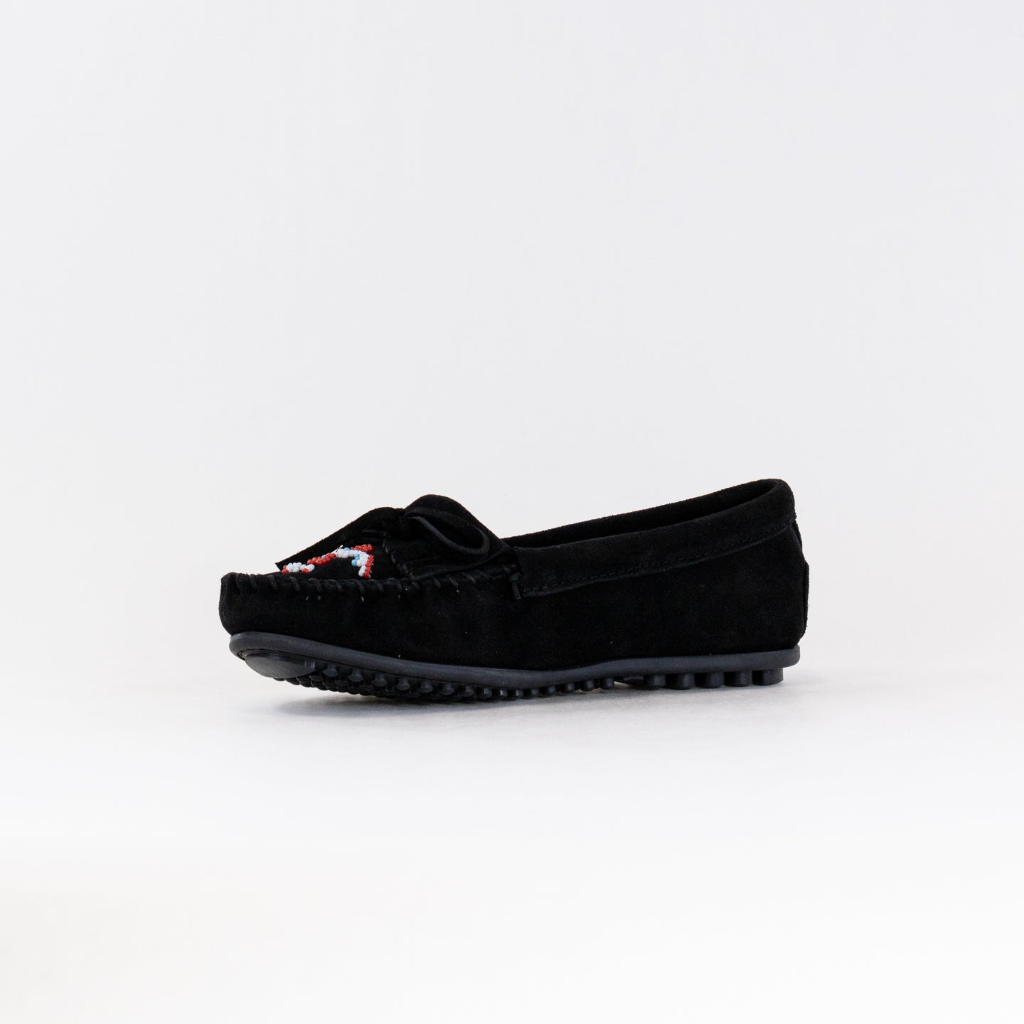 Minnetonka Women's Black Thunderbird Animikii Moccasin Shoes