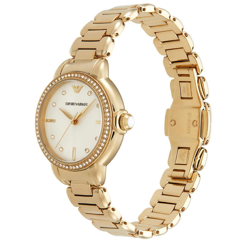 Emporio Armani AR11609 Mia Watch in Stunning Gold Finish