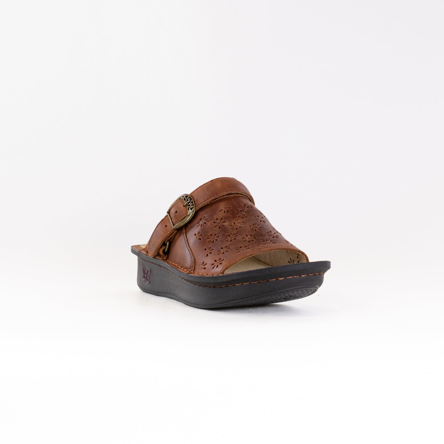 Women's Alegria Klover Sandals in Burnished Tawny Leather