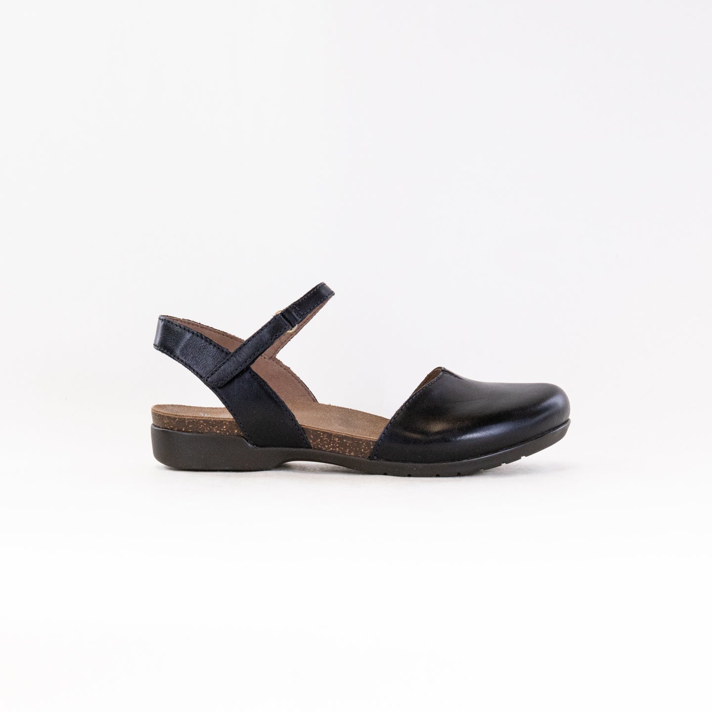 Dansko Women's Rowan Casual Black Milled Sandal - Ideal for Springtime