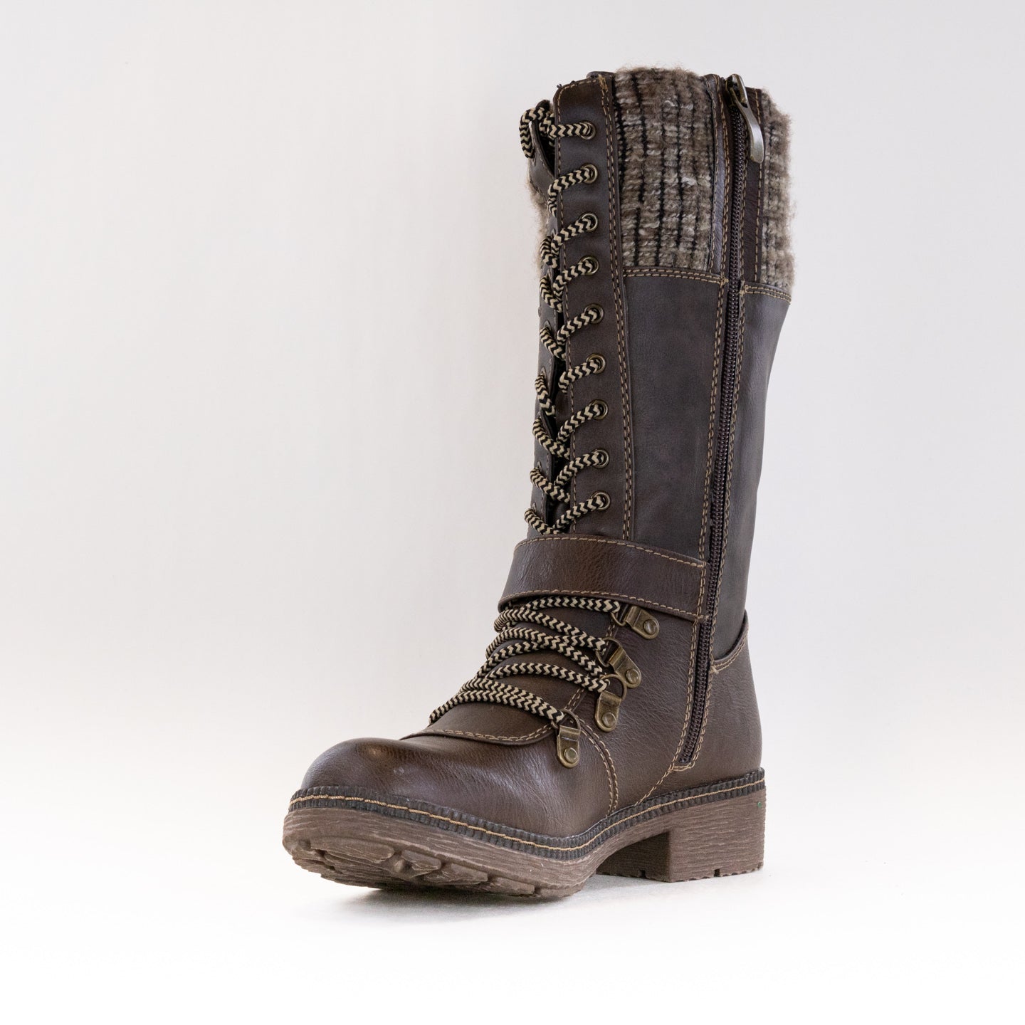 Women's Spring Step Ababi Taupe Water-Resistant Hiking Boots
