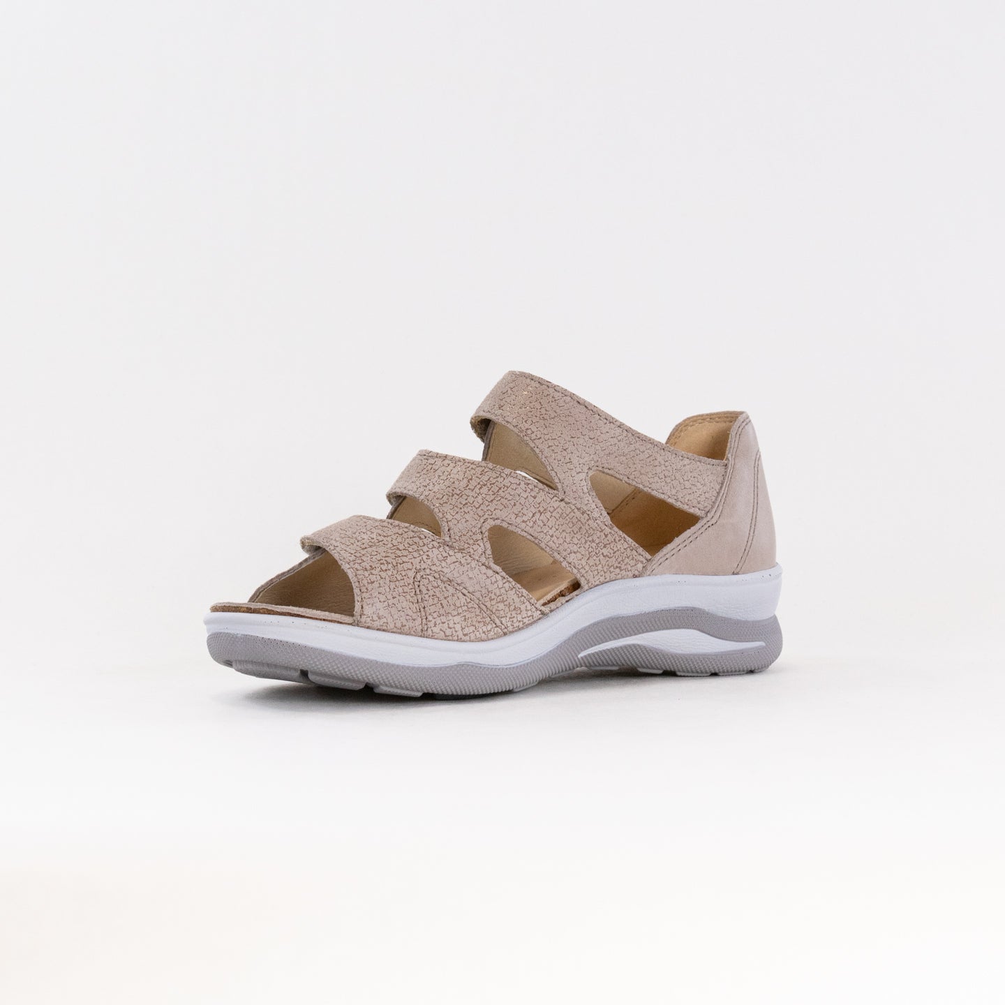 Fidelio Hilani Women's Fashionable Sandals in Nocciola Color with Float and Corny Design