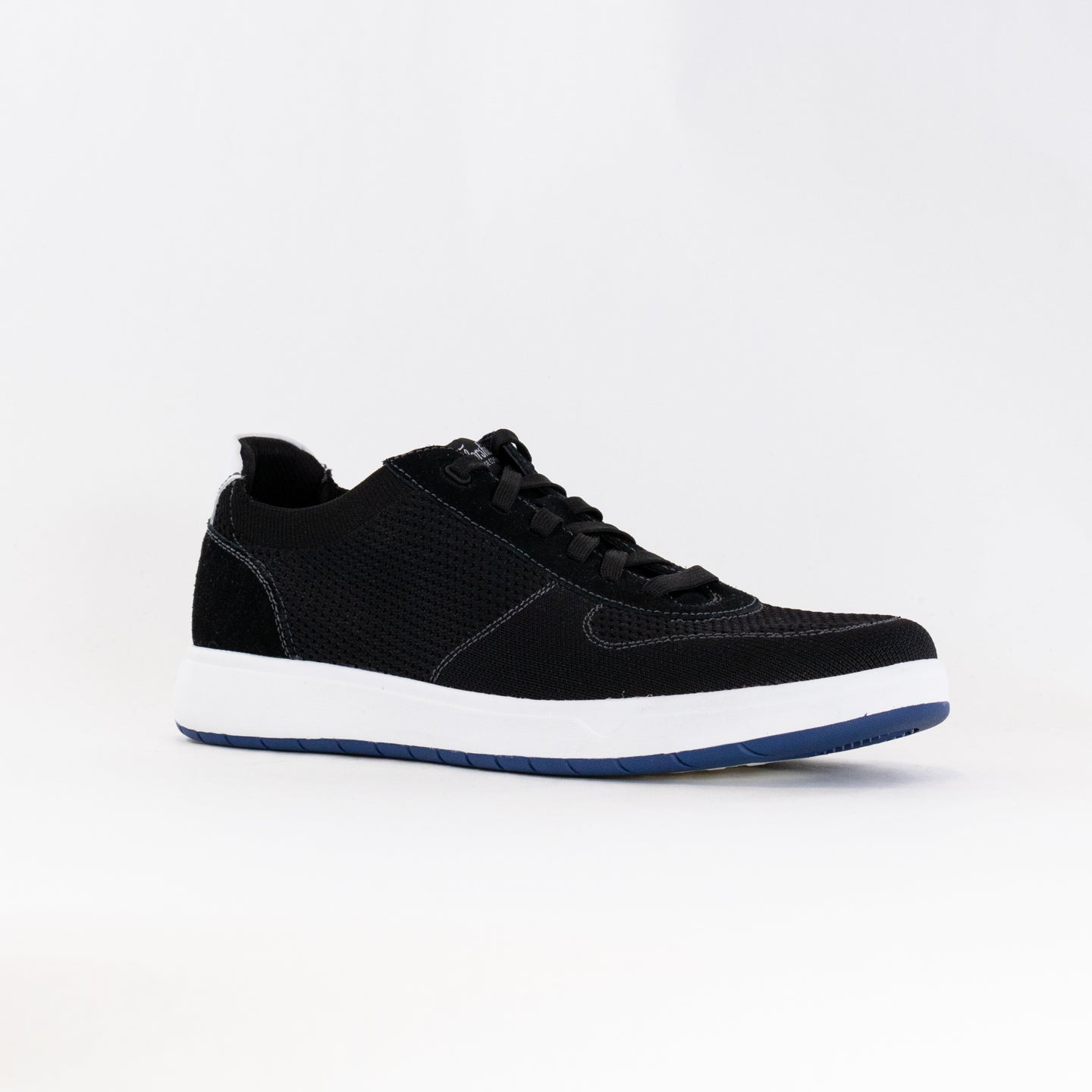 Florsheim Men's Heist Black/White Knit & Suede Sneakers