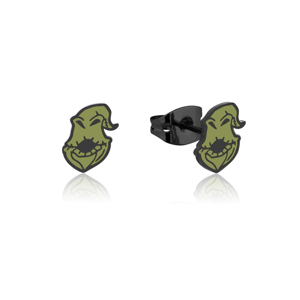 Disney The Nightmare Before Christmas Inspired Stainless Steel Oogie Boogie Stud Earrings for Halloween