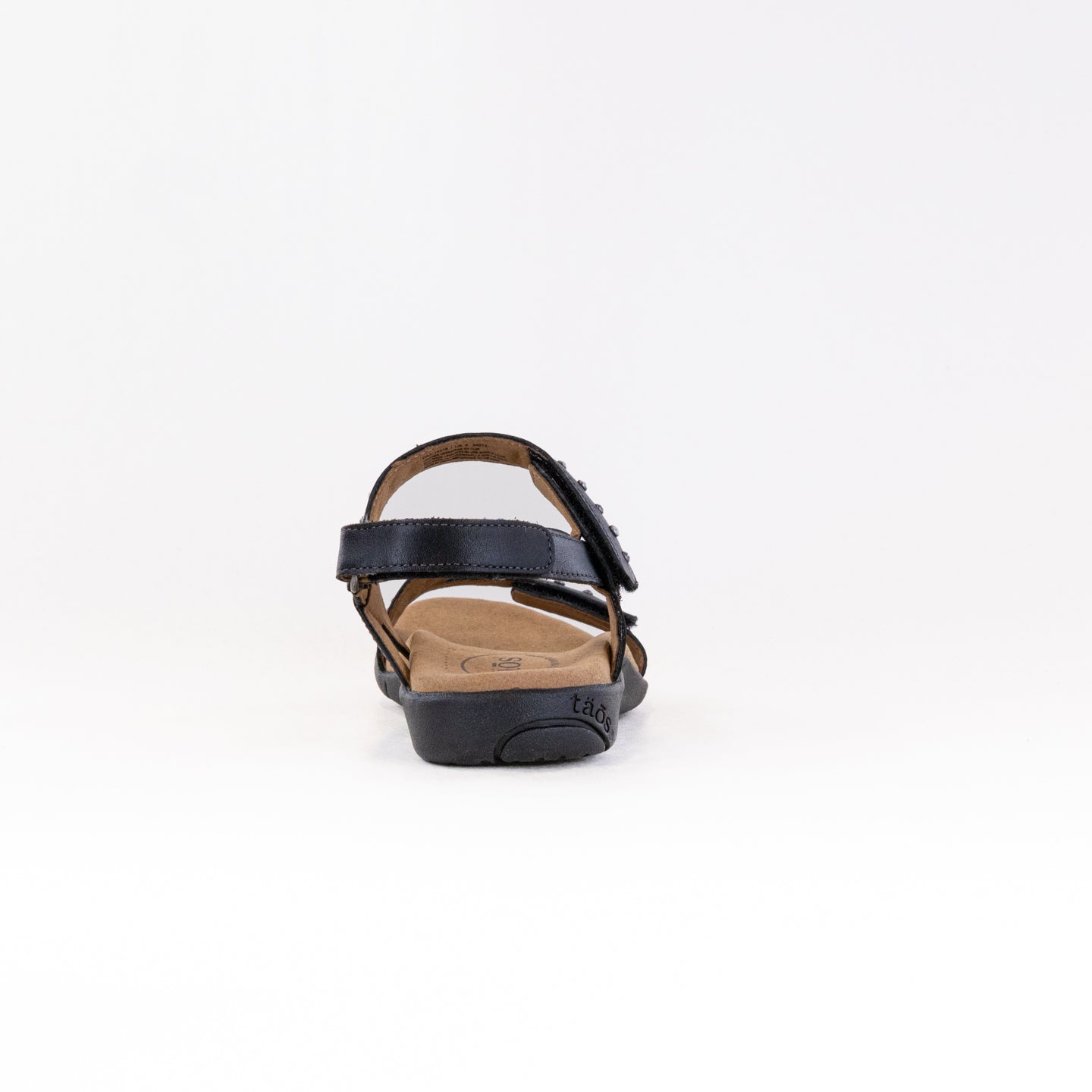 Black Women's Taos Sandals with Dazzling Stone and Stud Details