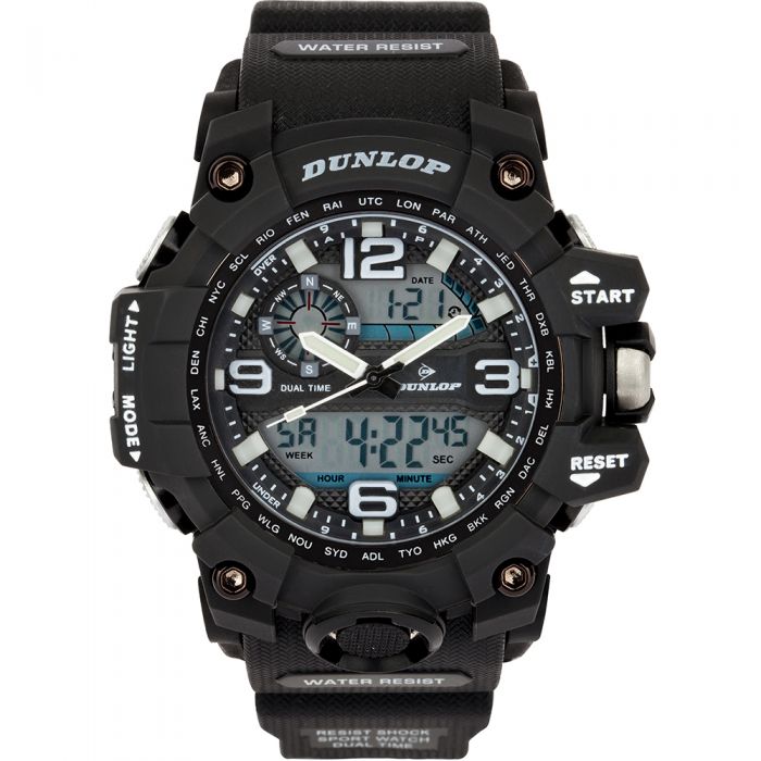 Dunlop Men's Digital and Analogue Multi-Functional DUN285G01 Watch