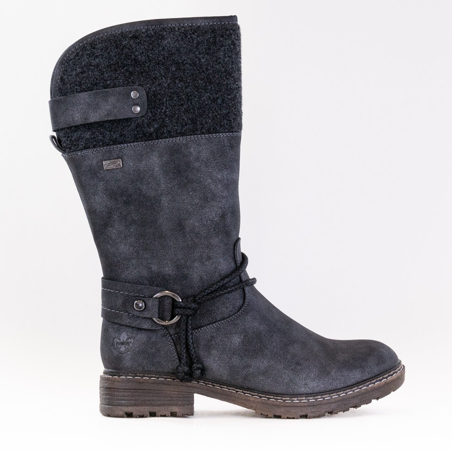 Rieker Women's Dominika 94774 Black Mid - Calf Winter Boots