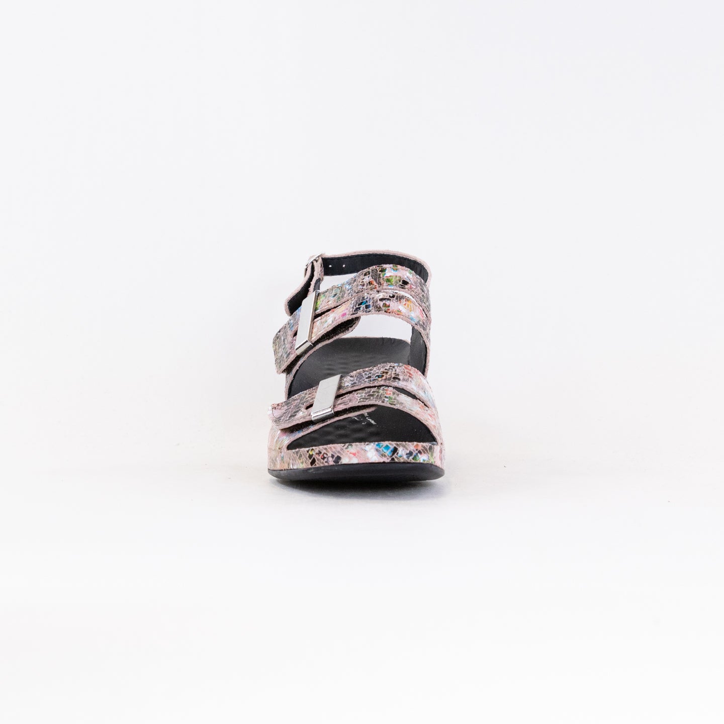 Multicolor Leather Women's Comfort Sandals by Vital Joy