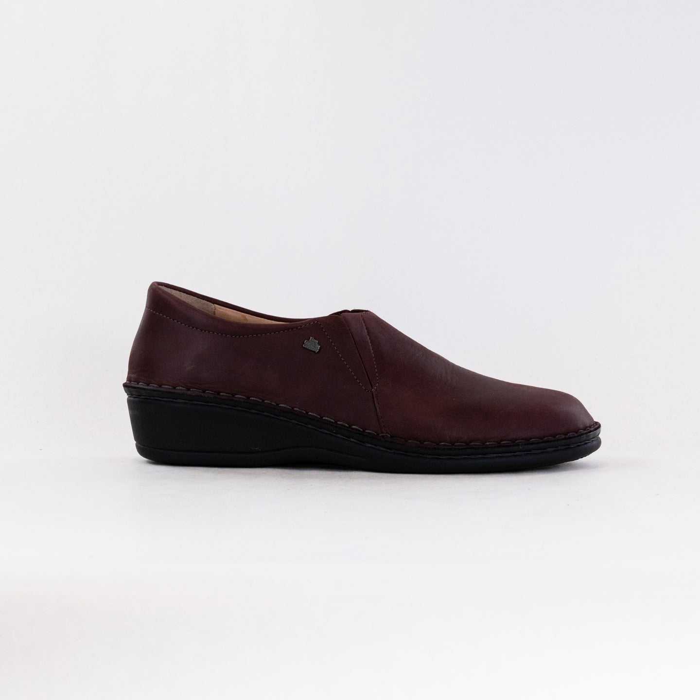 Women's Bordeaux Leather Finn Comfort Newport Casual Shoes