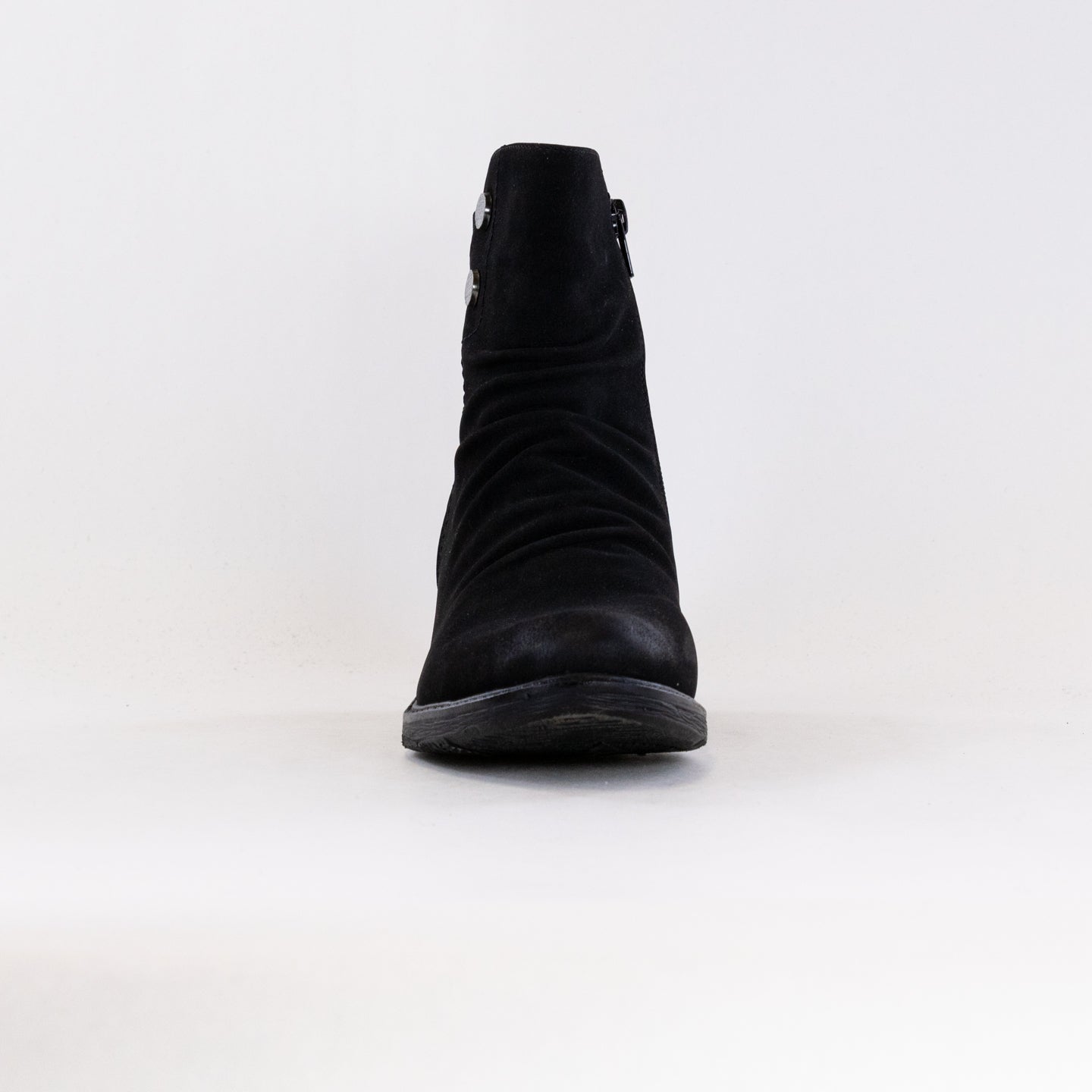 Stylish Women's Remonte R1172 Black Booties with Sweater Detail