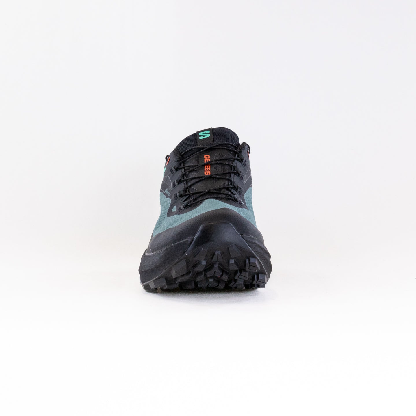Men's SALOMON Genesis GTX Running Shoes - Atlantic/Black/Sharkskin