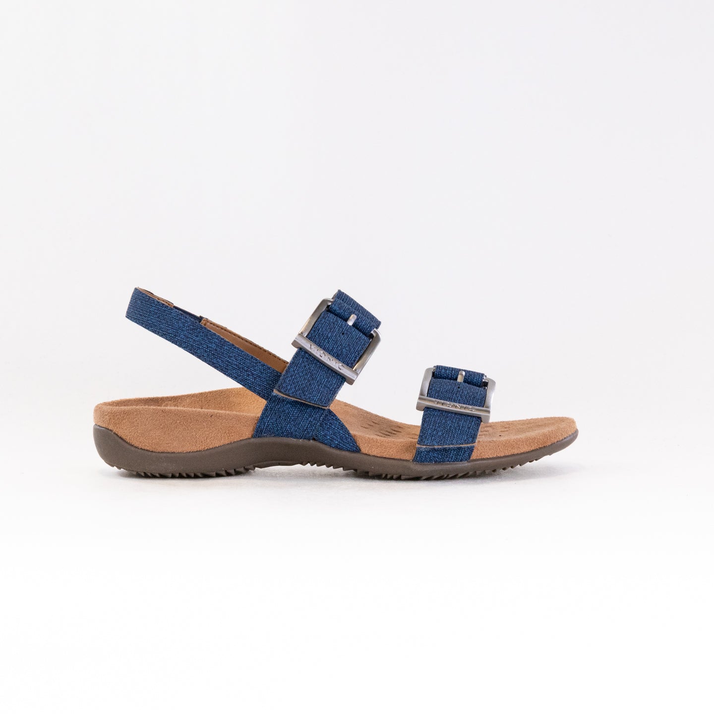 Women's Vionic Reese Denim Slingback Sandals with Adjustable Fit