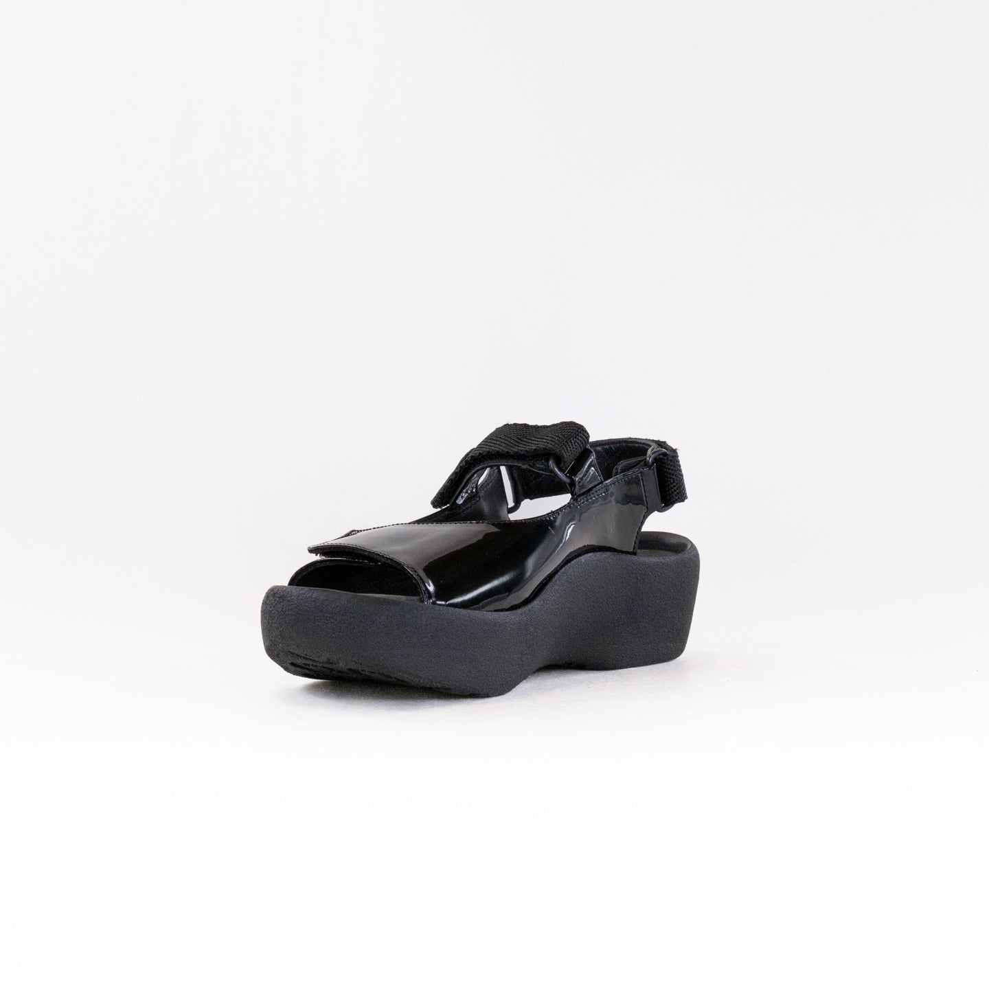 Wolky Women's Black Patent Jewel Sandals - Comfortable and Stylish