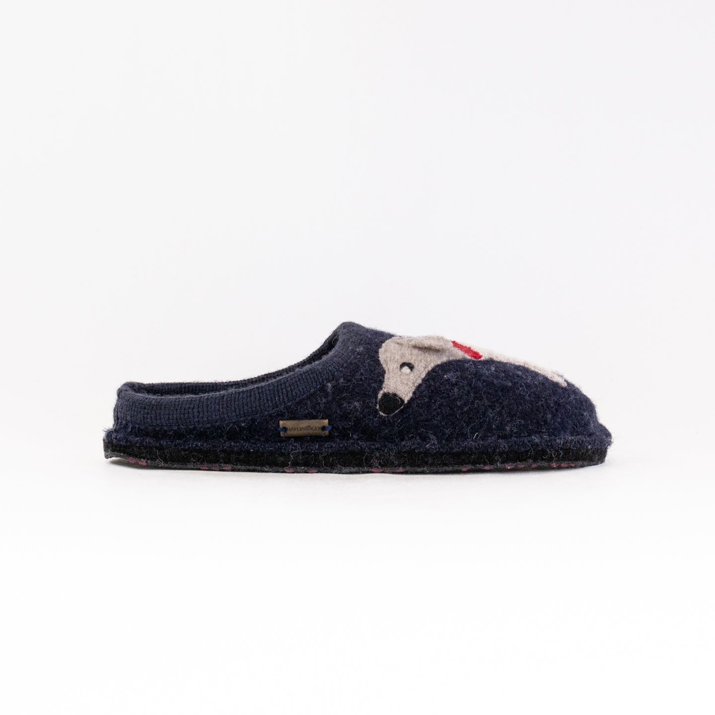 Women's Haflinger Blue Cozy Doggy Slippers