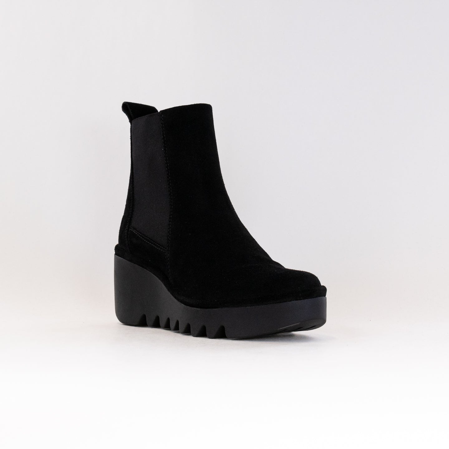Fly London Women's Bagu233Fly Pull-On Wedge Boots - Classic Black