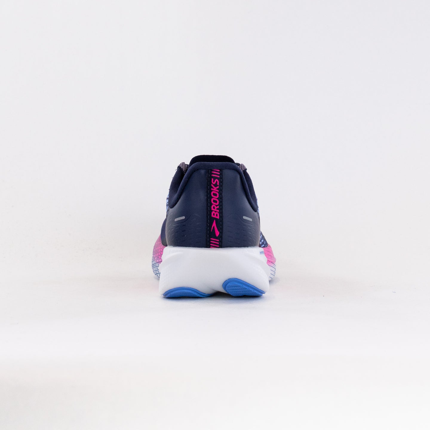 Women's Brooks Hyperion Max Road - Running Shoes in Peacoat, Marina Blue, and Pink Glo
