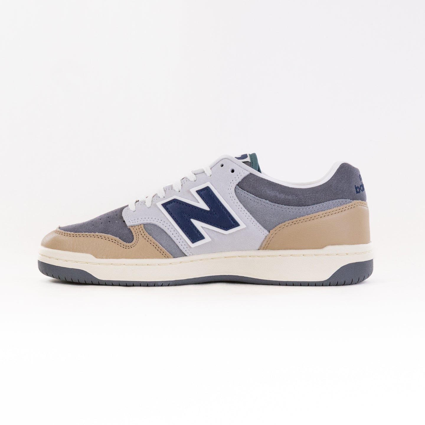 Men's New Balance 480 Running Shoes in Castlerock and Brown Color Scheme