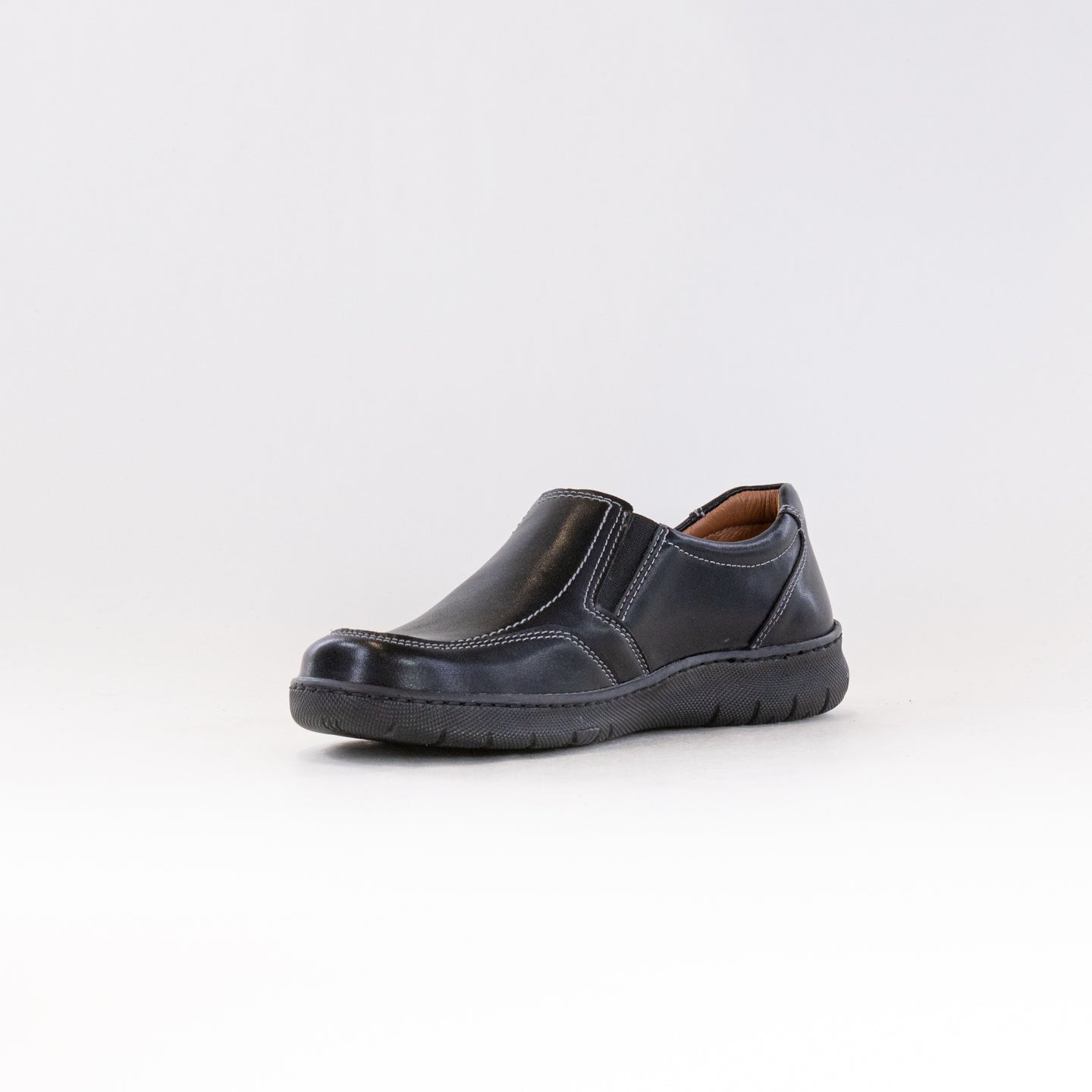 V-Italia Women's Brenda 820 Lightweight Black Leather Shoes
