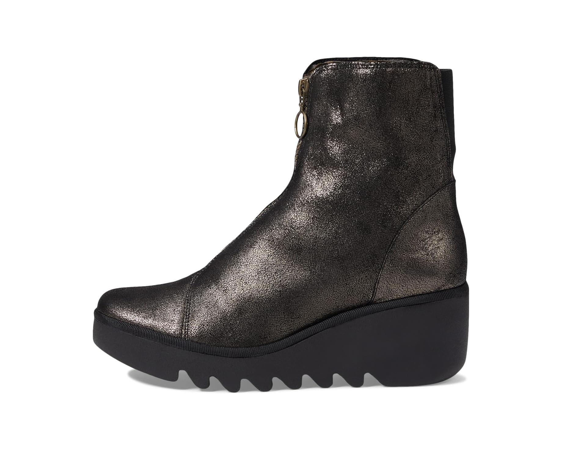 Stylish Women's Black FLY LONDON BOCE457FLY Moto-Inspired Boots