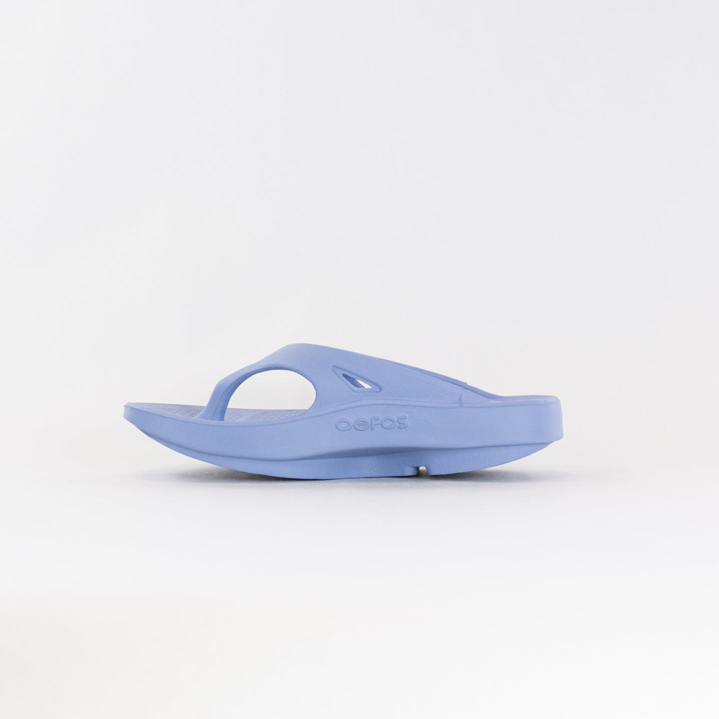 Women's OOFOS Brand Original Style Recovery Sandal in Neptune Blue Color