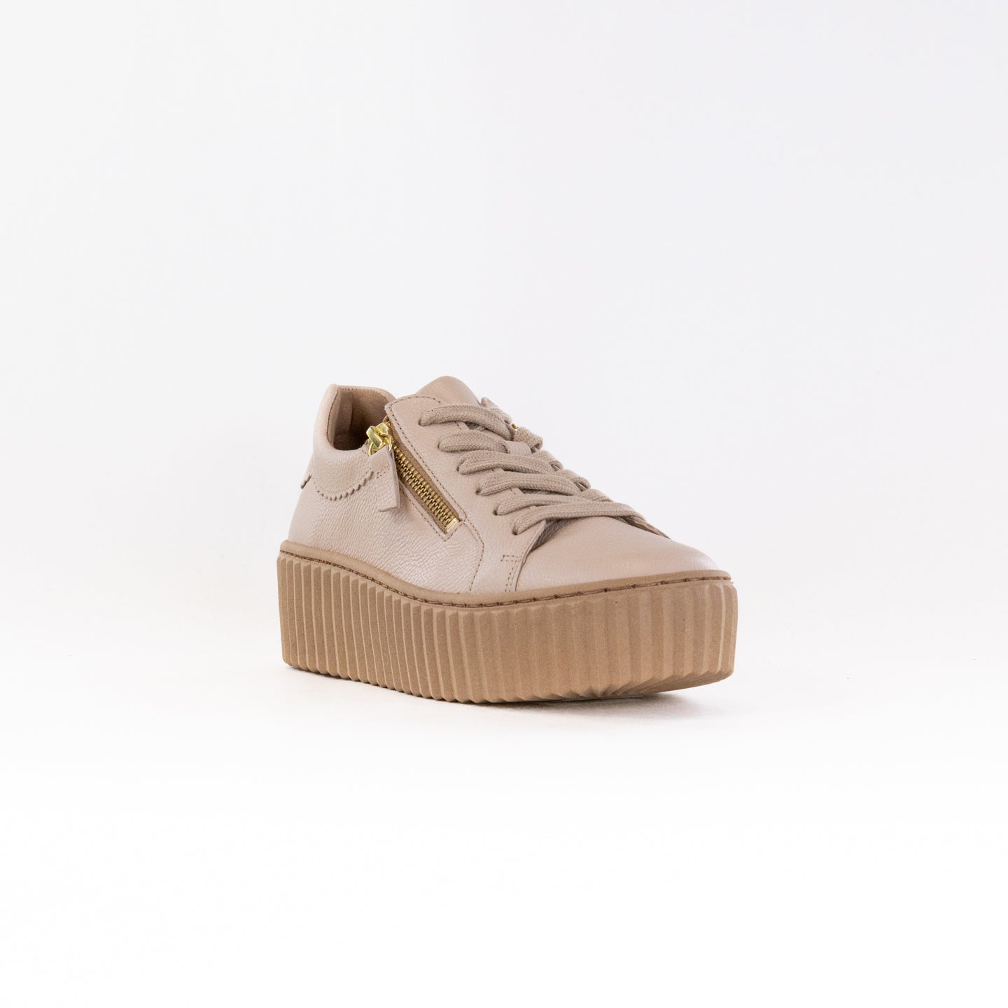 Gabor Women's Sand Leather Casual Sneakers - Model 53.200.22