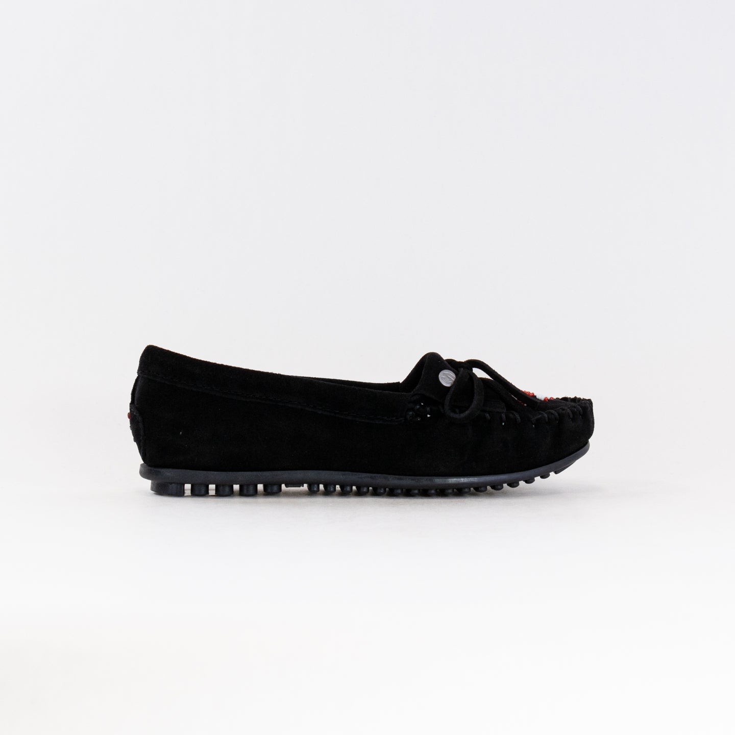 Minnetonka Women's Black Thunderbird Animikii Moccasin Shoes