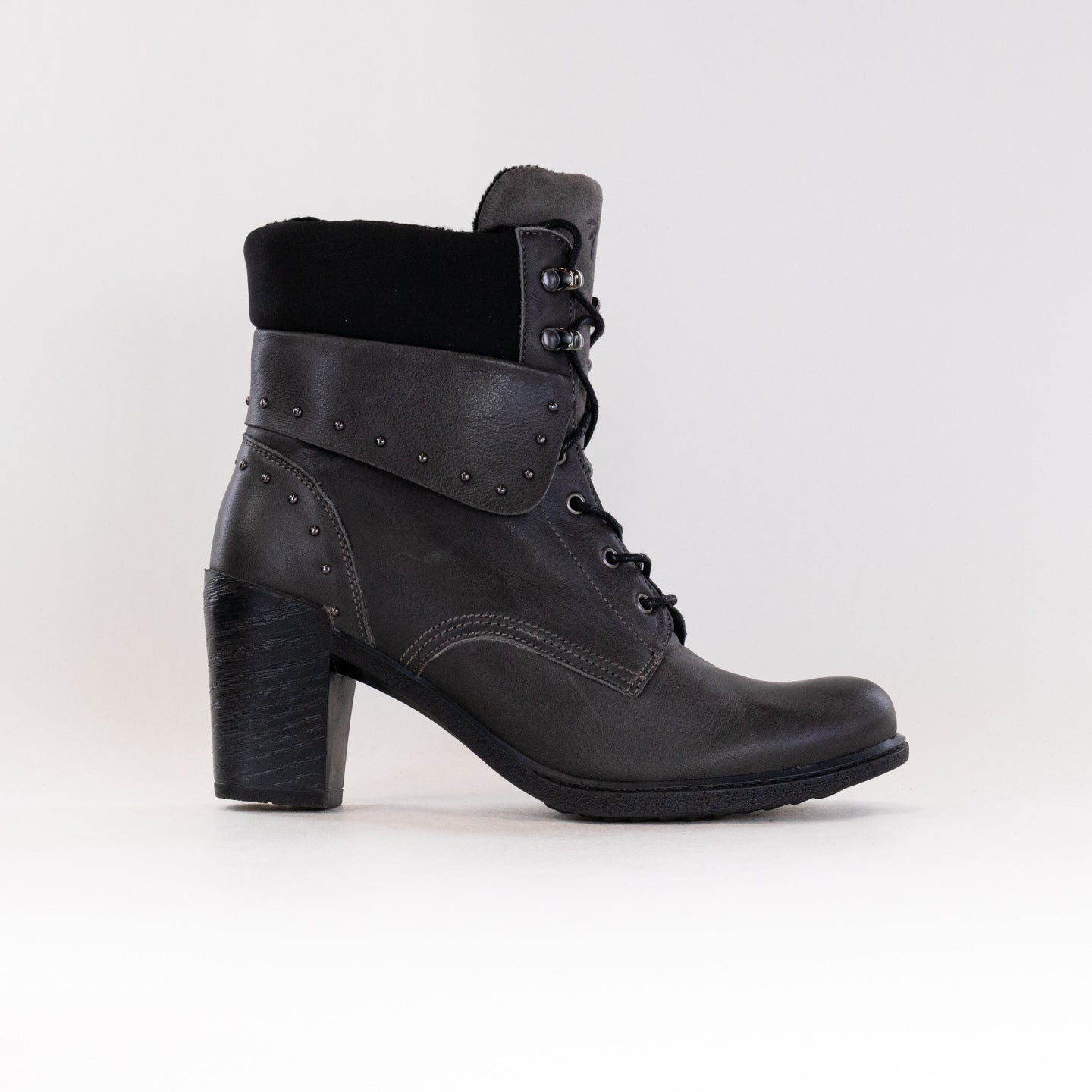 Stylish Women's Slate Dromedaris Gilly Lace - Up Boots