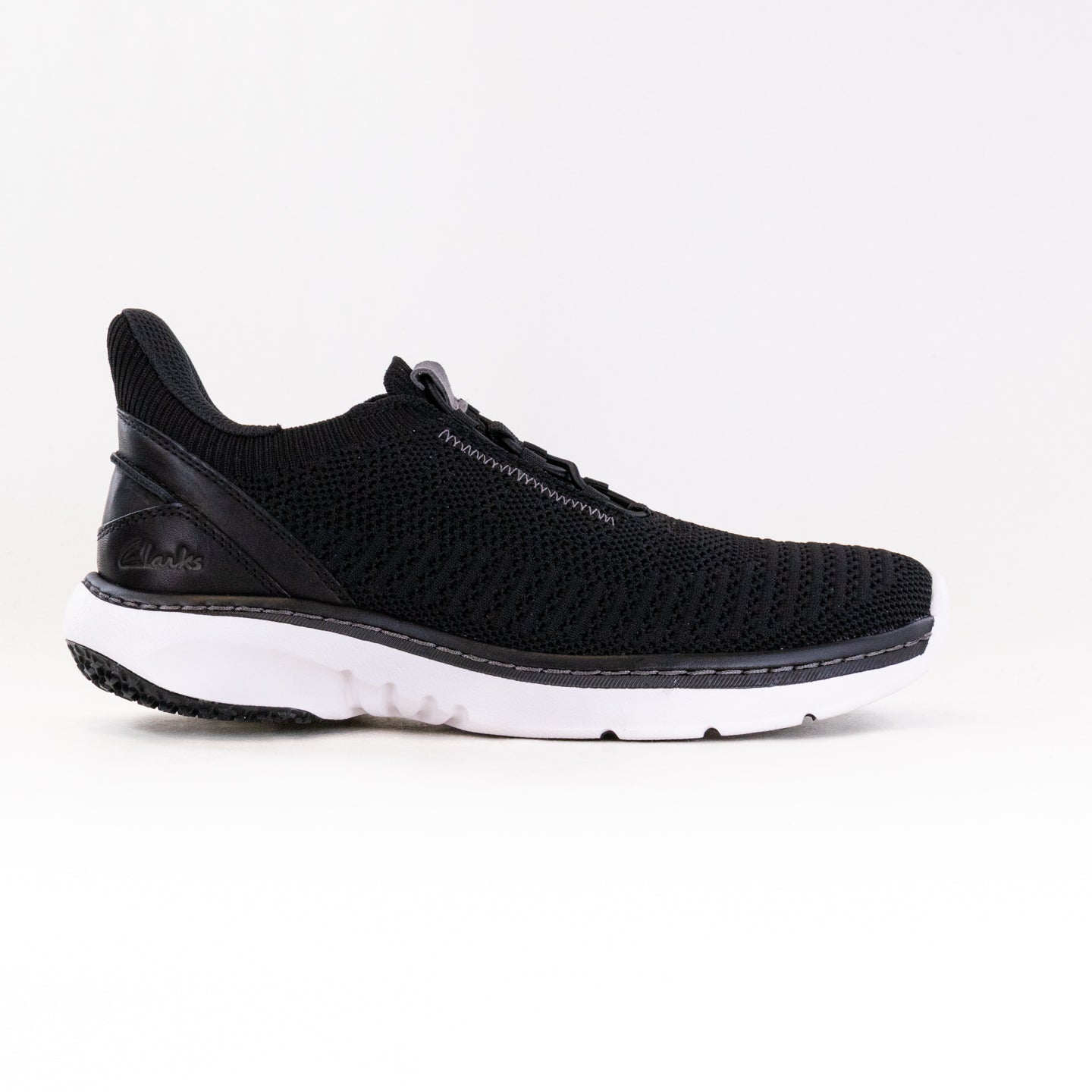 Clarks Men's ClarksPro Lo Casual Athletic Shoes - Black Knit