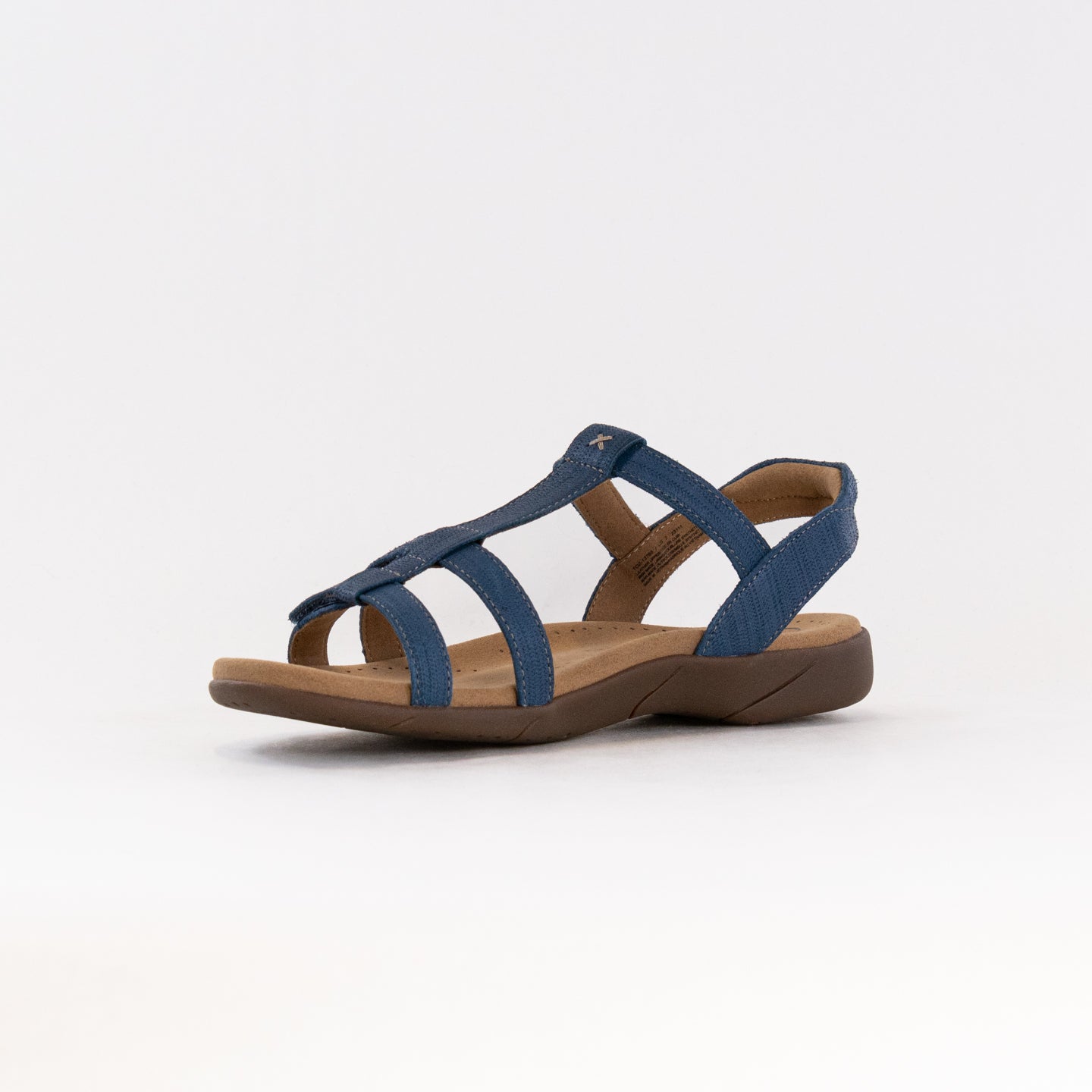 Blue Embossed Taos Trophy 2 Women's Leather Sandals