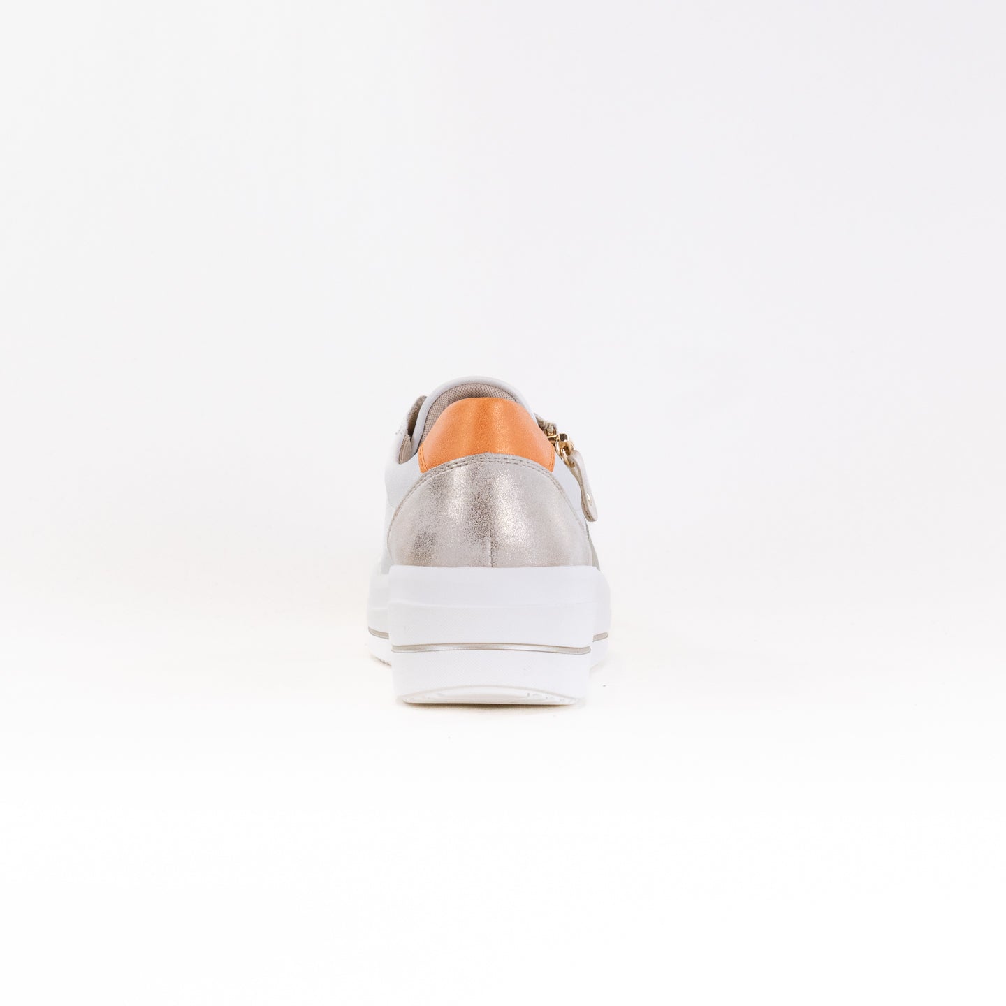 Julika Remonte D1C01 Women's Off-White Low-Top Leather Sneakers