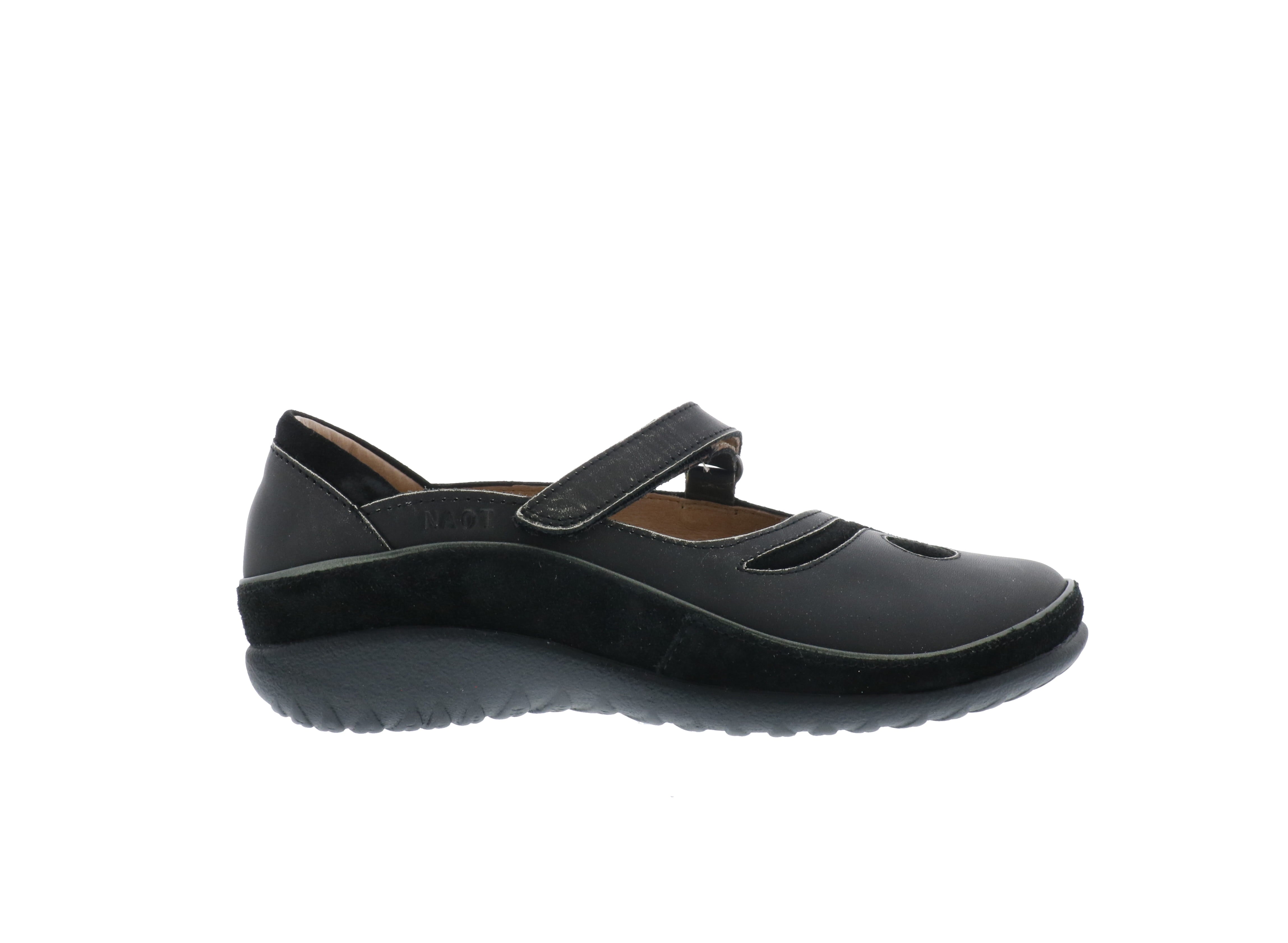 Women's NAOT Matai Metal Black Comfortable Maryjane Shoes