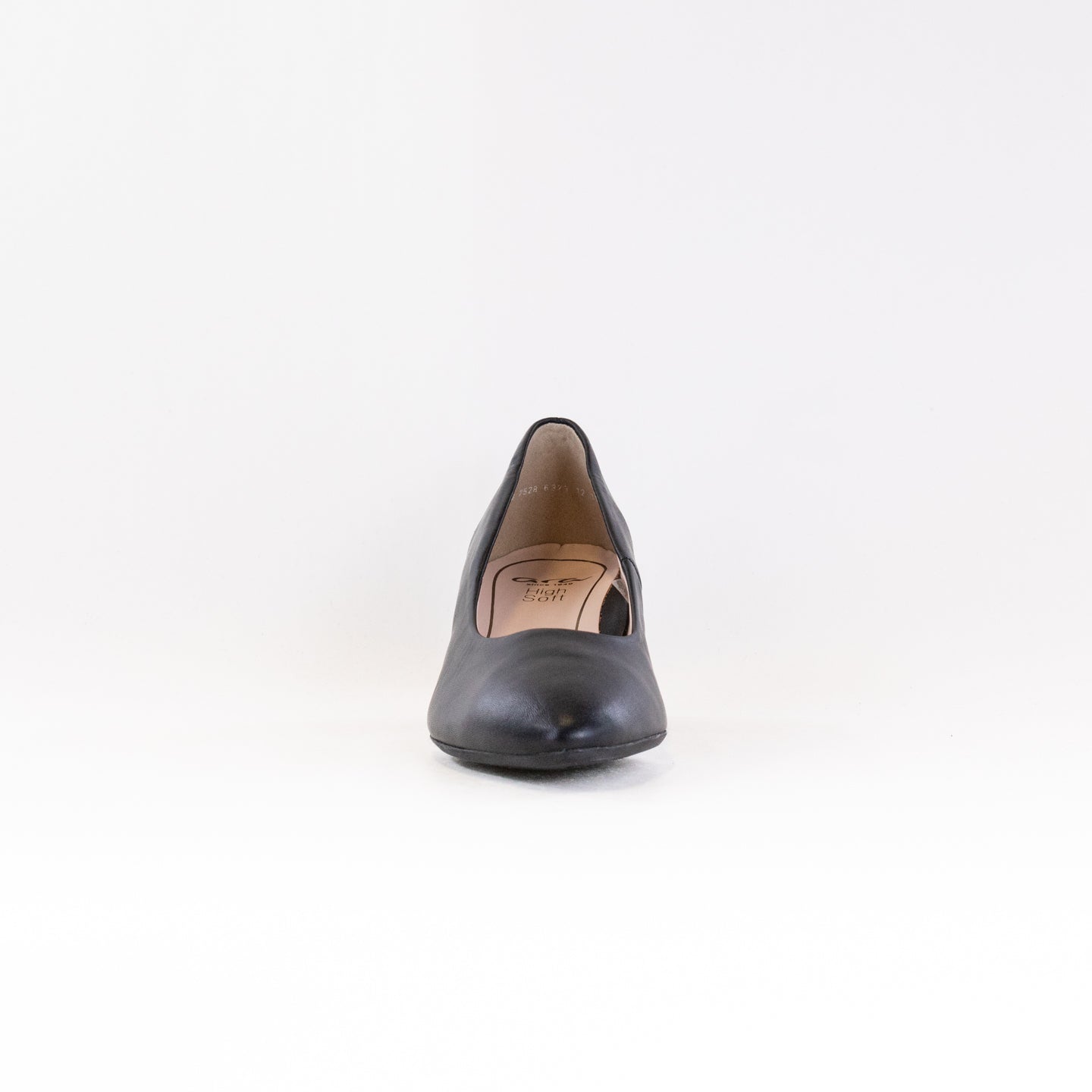 Women's Black Leather Ara Lichfield Comfort Pumps