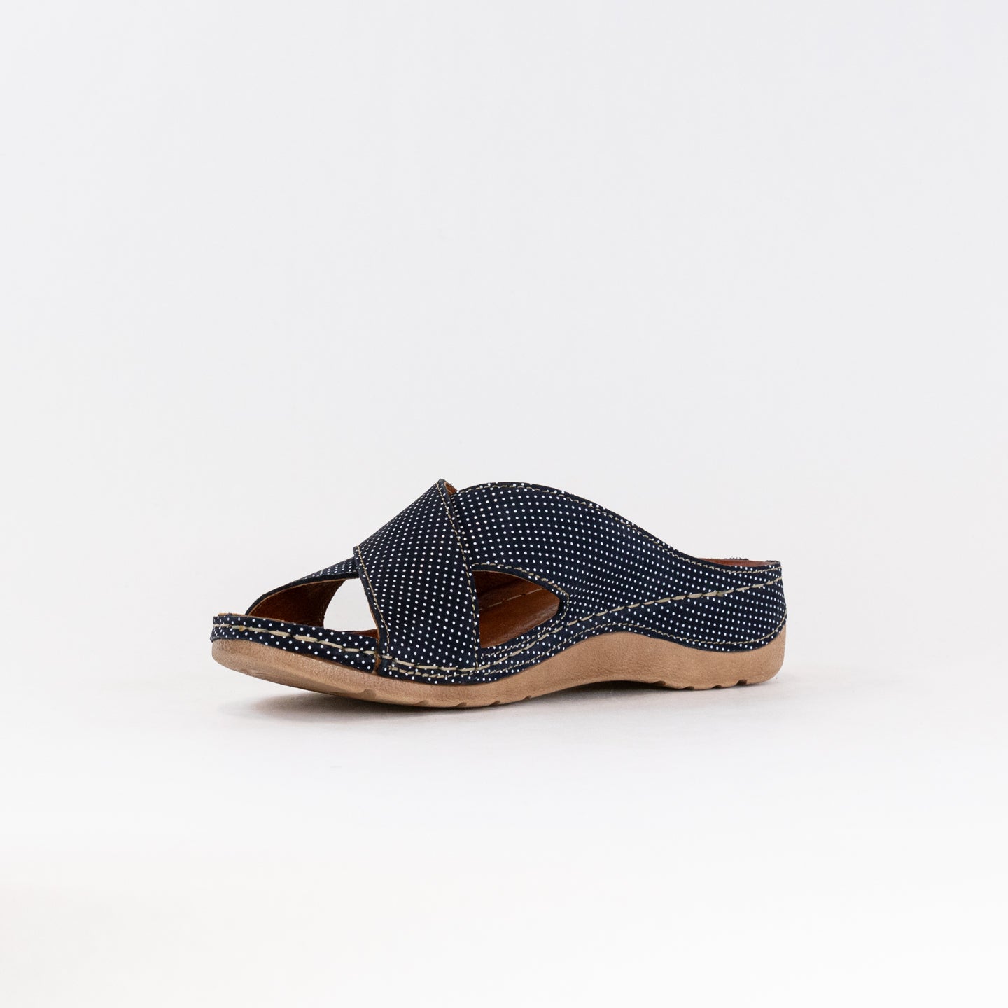 V-Italia Women's Genevieve 869 Comfortable Sandals - Blue Multi