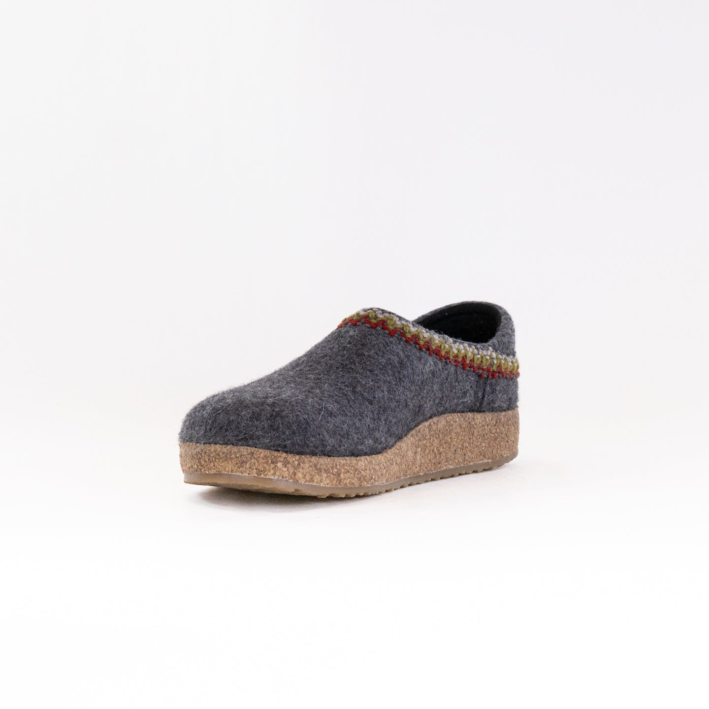 Unisex Haflinger GZH Zig Zag Clogs in Stylish Grey