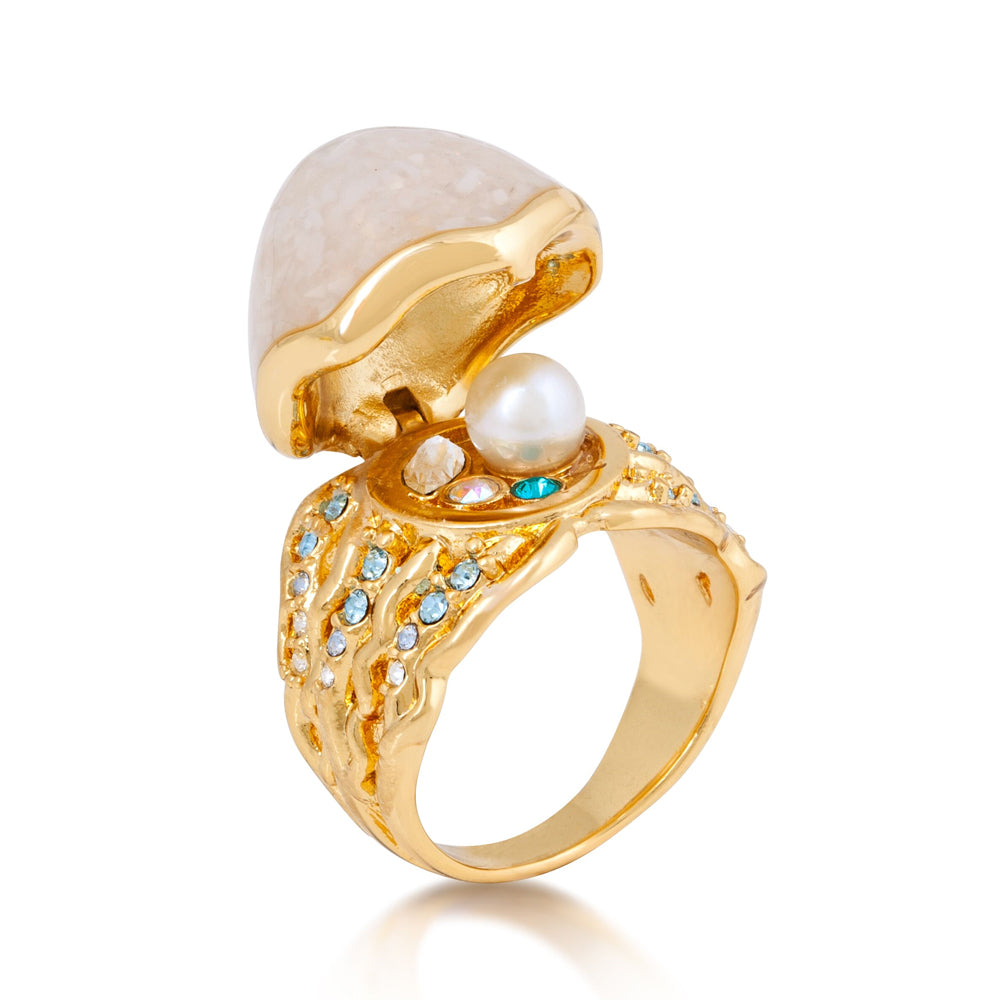 Disney Ariel Ring from The Little Mermaid - Sizes M/O/Q, Non - Resizable