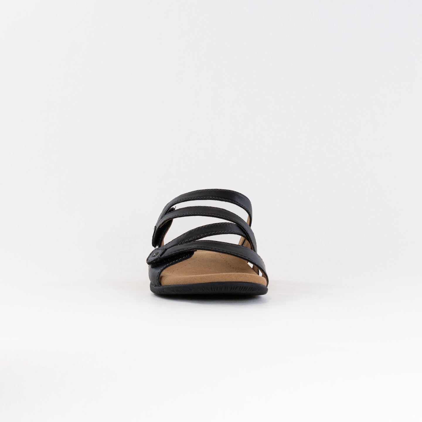 Taos Women's Double U Slide Sandals in Classic Black Color