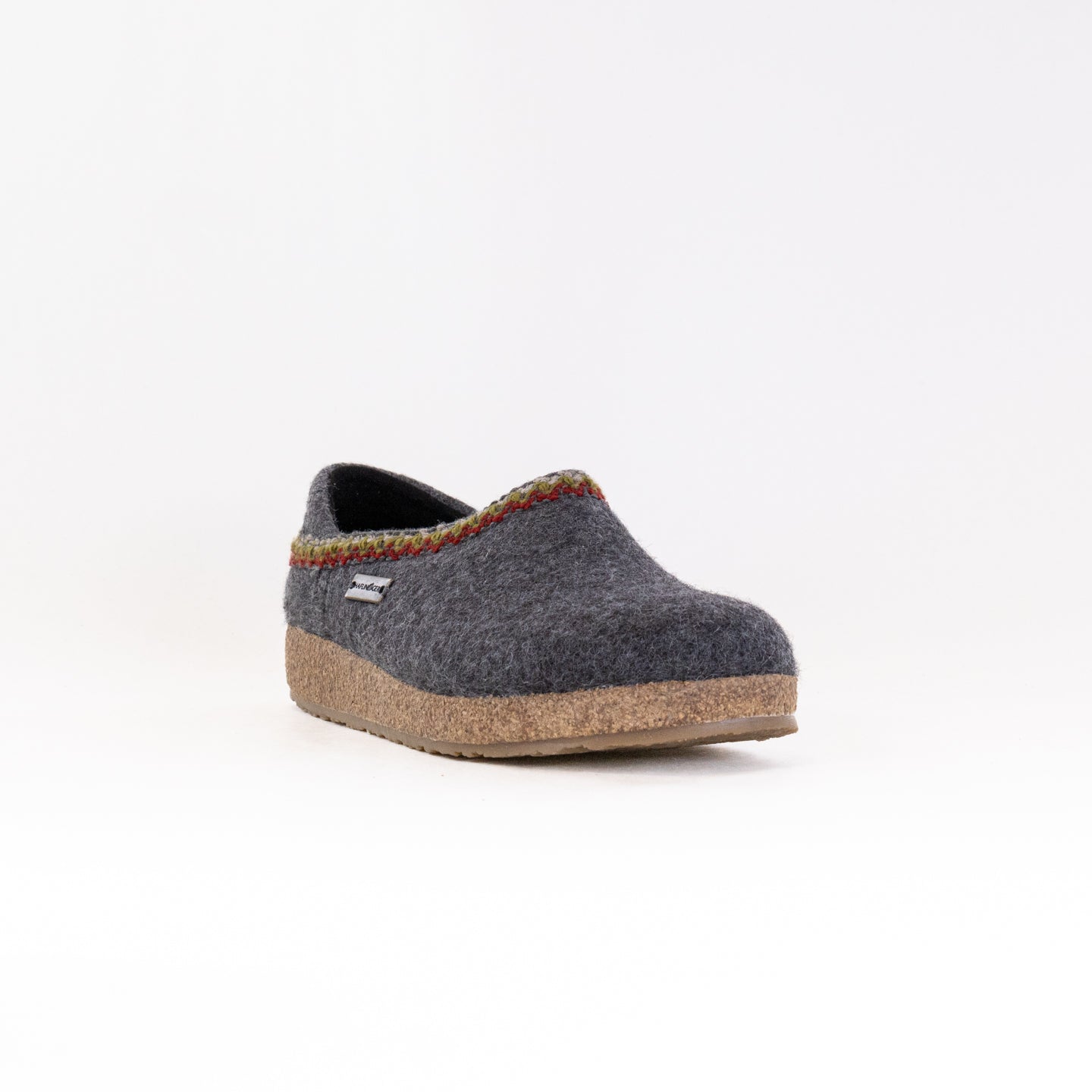 Unisex Haflinger GZH Zig Zag Clogs in Stylish Grey