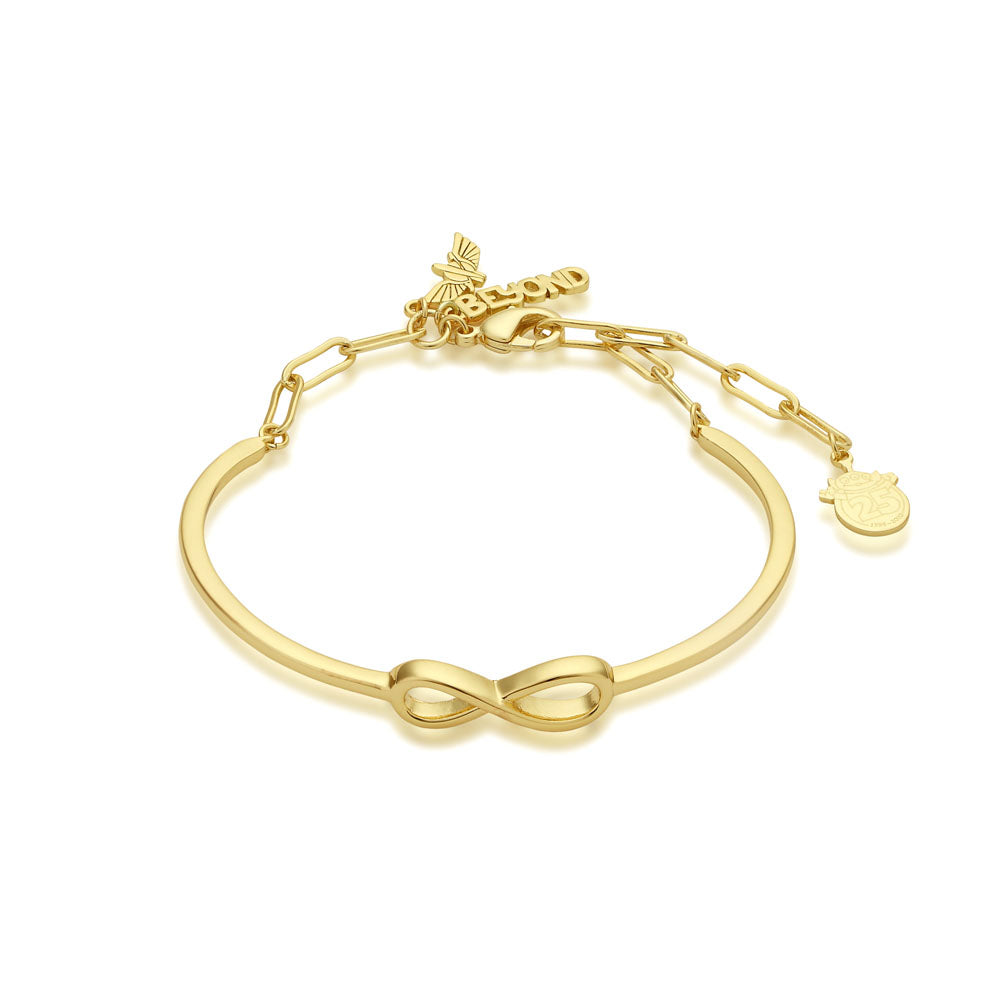 Disney Pixar Toy Story Shimmering Gold-Plated Buzz Lightyear 'To Infinity & Beyond' Bracelet
