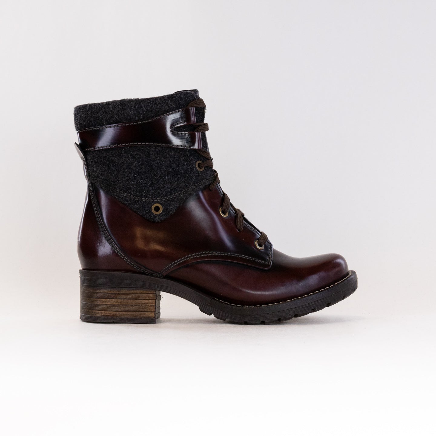 Women's Coffee Bean Dromedaris Kara Burel Stylish Short Padded Boots