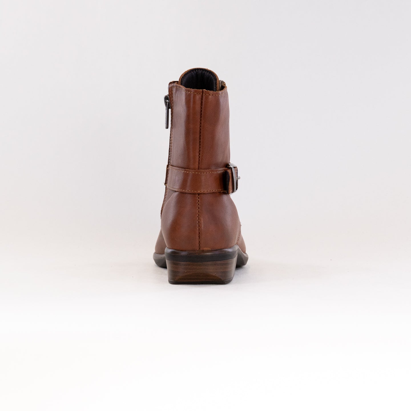 Naot Women's Alize Fashionable Boots in Brown Peanut Colored Leather