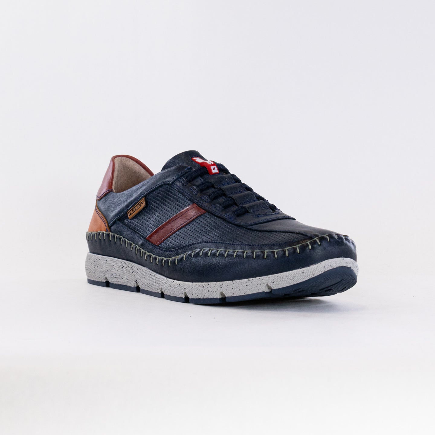 Men's Blue Pikolinos Fuencarral M4U-6046C1 Stylish Leather Shoes