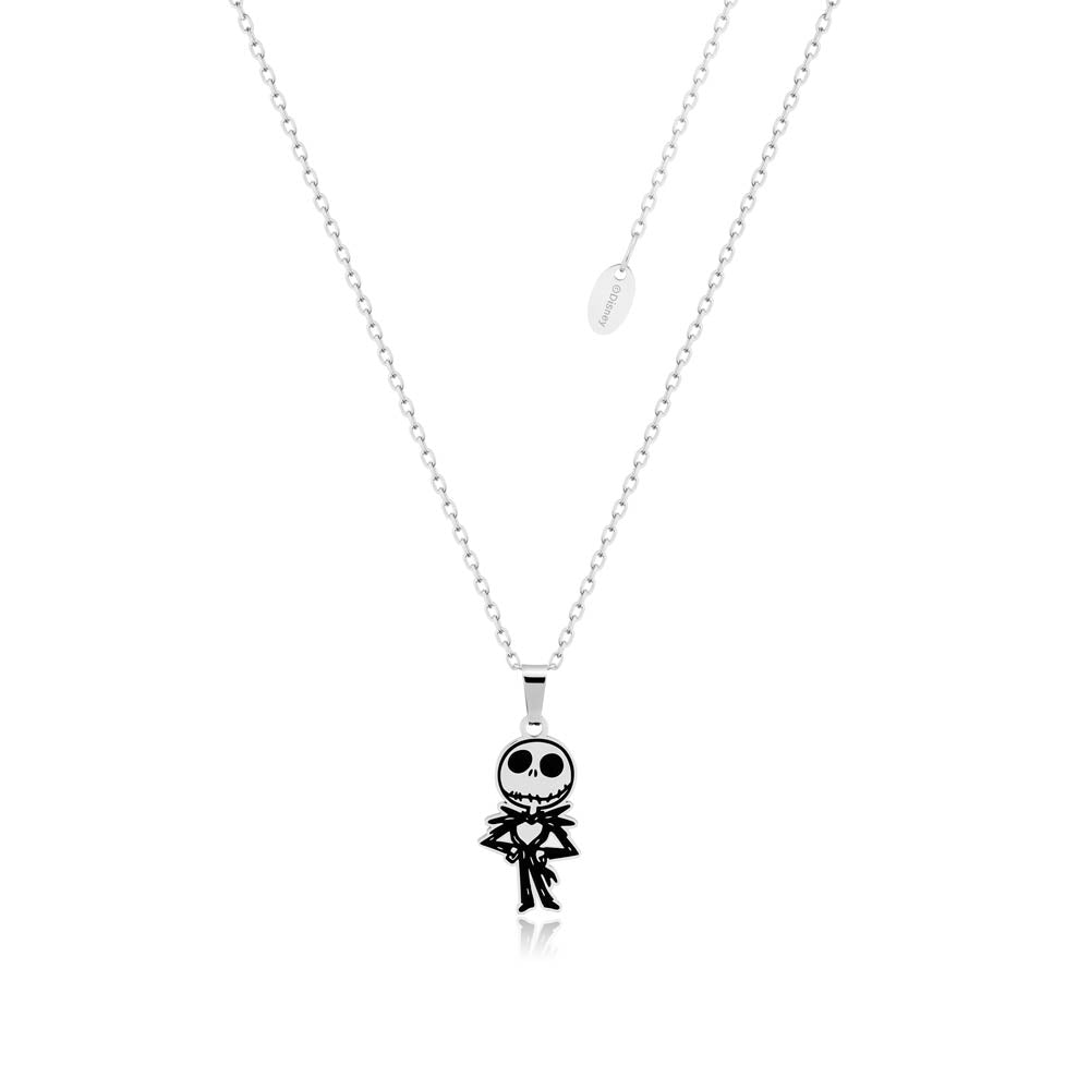 Disney Stainless Steel Necklace with Jack Skellington Pendant