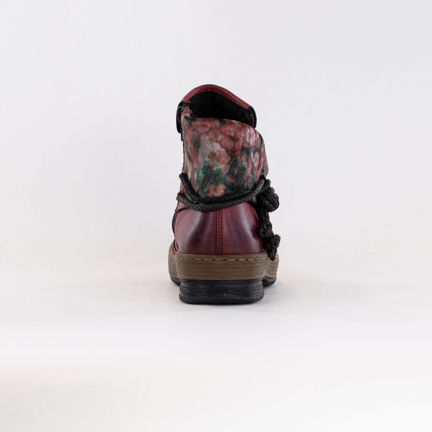 Stylish Red Women's Rieker Z6771 Casual Ankle Boots