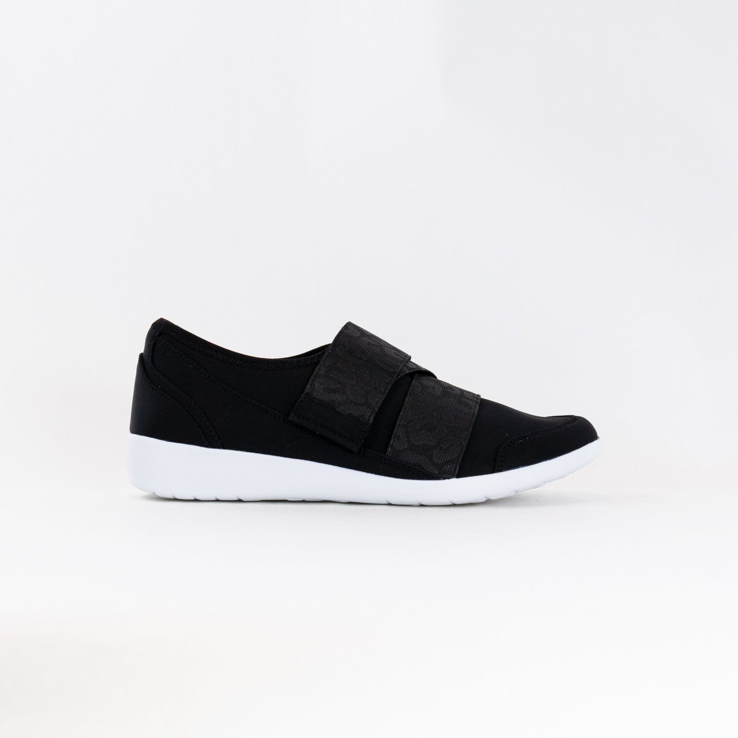 Ziera Women's Urban Black Leopard Patterned Comfortable Footwear