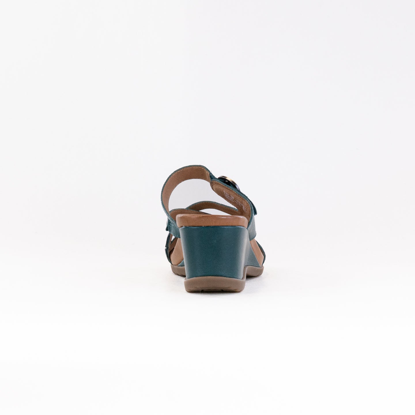 Stylish Teal Dansko Ana Women's Open - Back Wedge Shoes