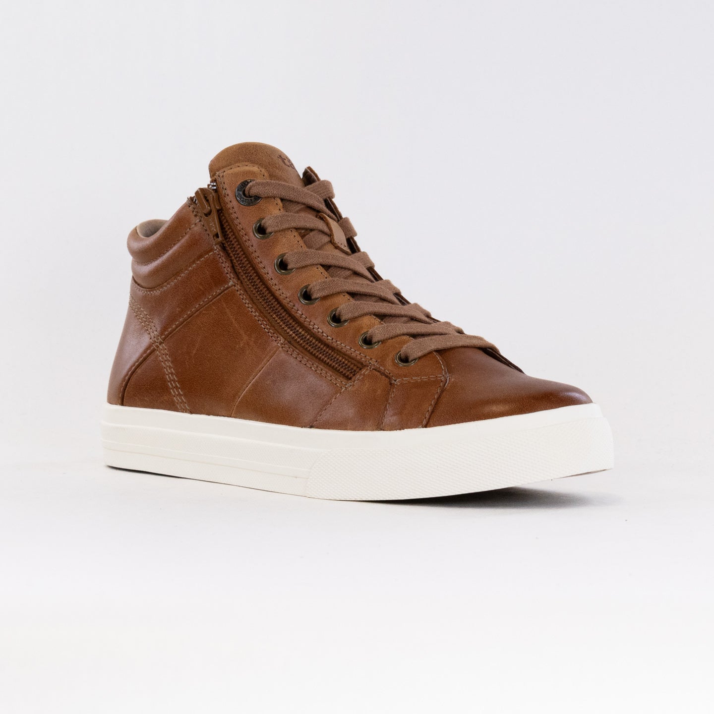 Stylish Women's Taos Caramel High - Top Lace - Up Sneakers