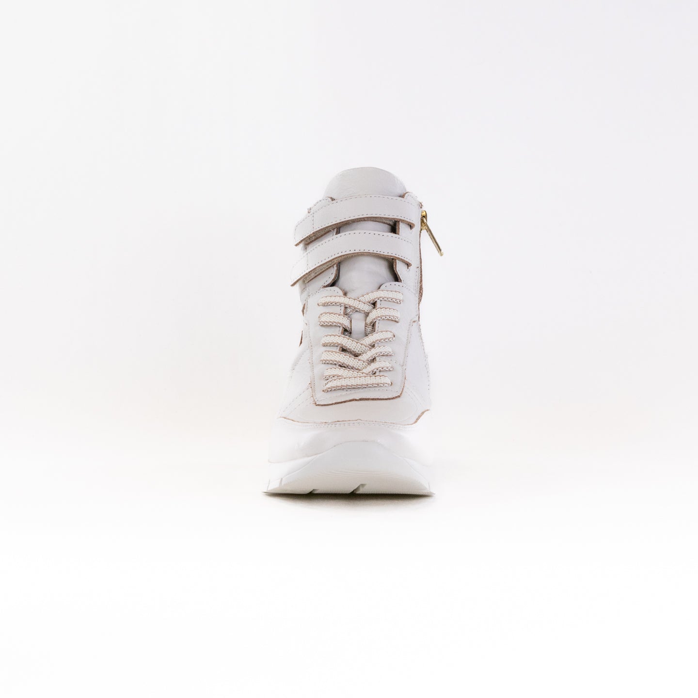 Pikolinos Women's High-Top Cantabria Sneakers in Nata Calfskin Leather - Model W4R-8577