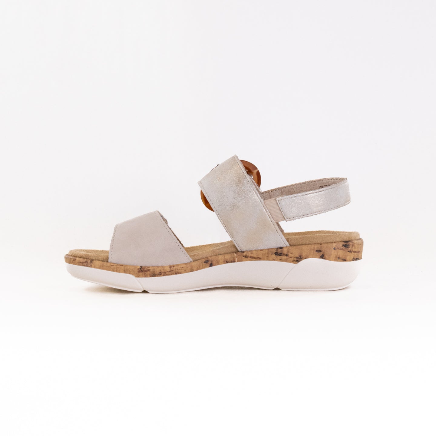 Stylish Remonte Jocelyn R6853 Women's Cliff/Muschel Strap Sandals