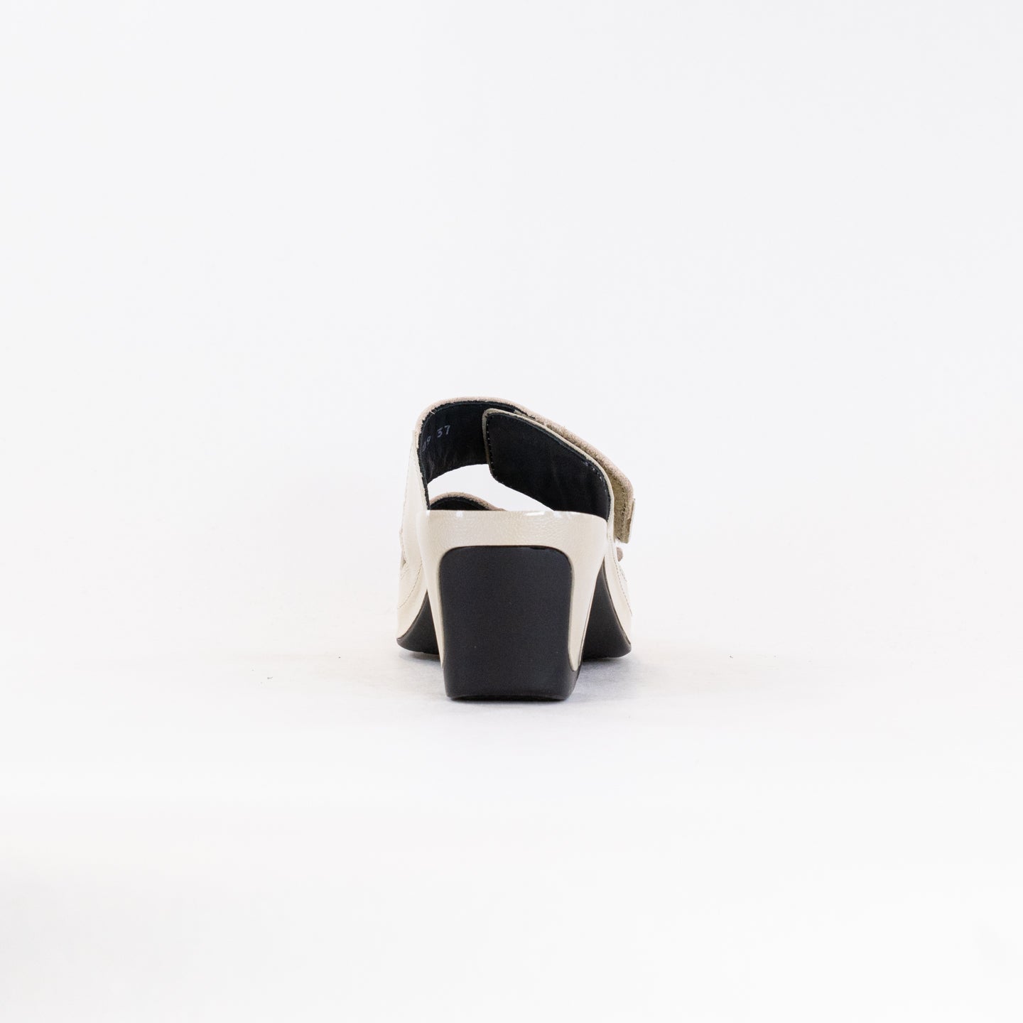 Women's Vital Joy Mule Sandals in Apache Cream Nubuck and Patent Leather Style